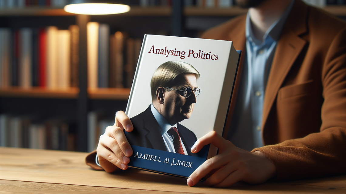 alt_text: Cover buku "Membaca Ulang Politik" dengan foto Prabowo dan Rocky Gerung.