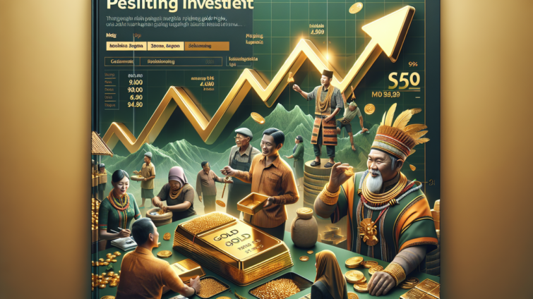 alt_text: Investor di Palangka Raya ramai-ramai mencari emas 999 seiring kenaikan harga emas.