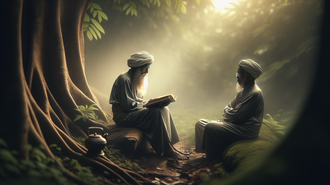 alt_text: "Hikmah dari Imam Syafi’i: Kekuatan Diam dalam Memahami dan Menghargai Kebijaksanaan."