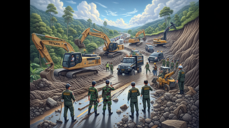 "alt_text": "Longsor di Trenggalek, dampak perubahan iklim, serta rapor regional kesiapsiagaan bencana."