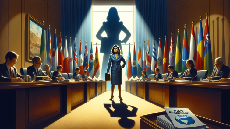 "alt_text": "Poster promosi diskusi tentang Ibuisme Negara dan Diplomasi Setara di masa depan."