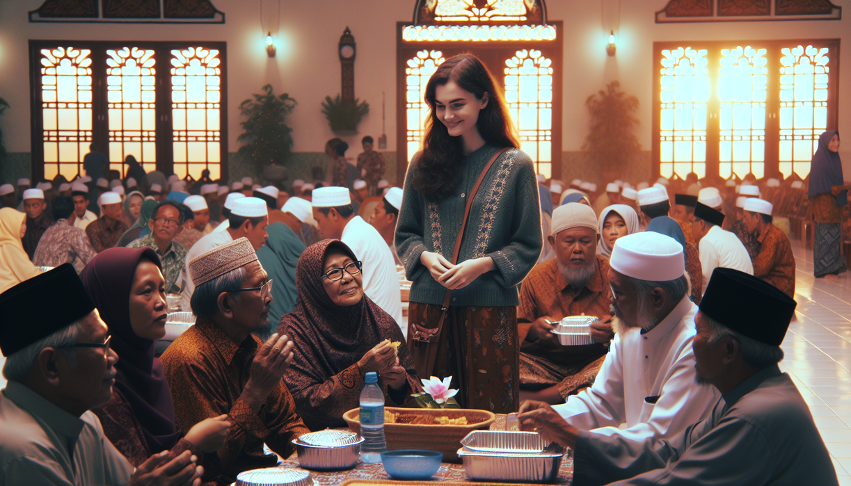 alt_text: "Acara buka puasa bersama dengan tema politik pemerintahan ramah iman."