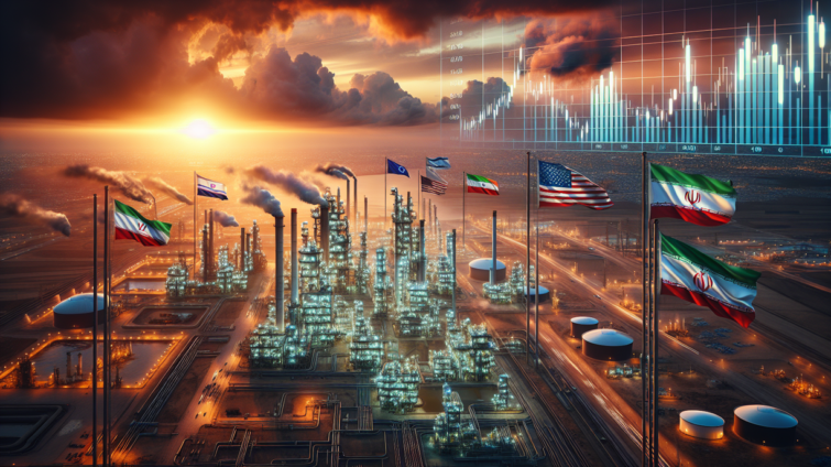 alt_text: Pemimpin dunia berdiskusi tentang dampak perang Timur Tengah pada harga minyak global.