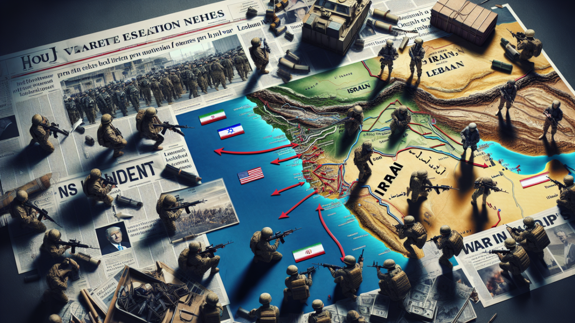 alt_text: Peta strategi perang As-Israel dan Iran di Timur Tengah, penuh ketegangan geopolitik.