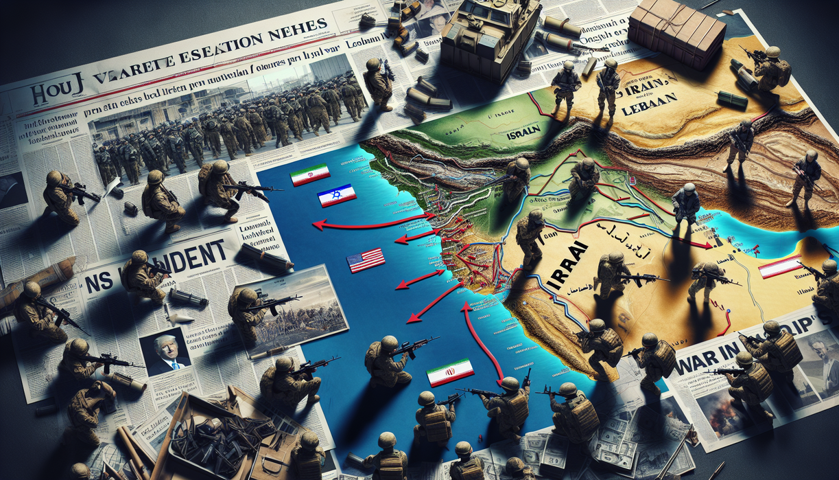 alt_text: Peta strategi perang As-Israel dan Iran di Timur Tengah, penuh ketegangan geopolitik.