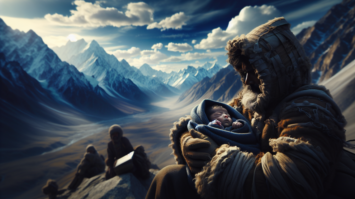 alt_text: Bayi di dataran tinggi rentan hipotermia; pentingnya perlindungan optimal sering terabaikan.