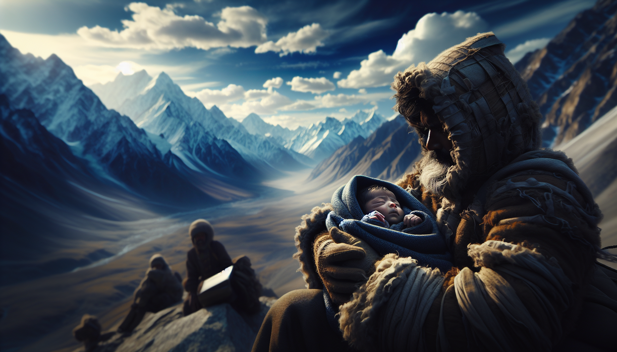 alt_text: Bayi di dataran tinggi rentan hipotermia; pentingnya perlindungan optimal sering terabaikan.