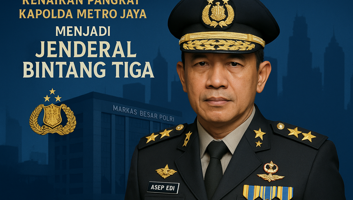alt_text: "Asep Edi Suheri, calon Komjen misterius, tampak serius mengenakan jas resmi."