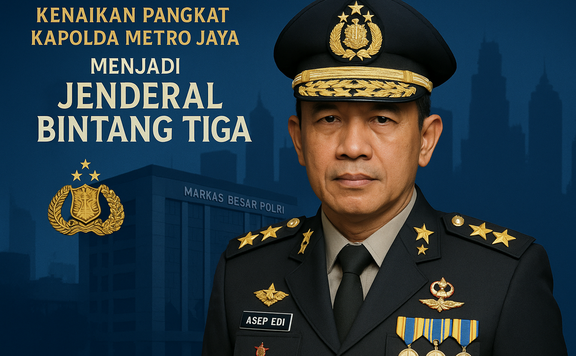 alt_text: "Asep Edi Suheri, calon Komjen misterius, tampak serius mengenakan jas resmi."