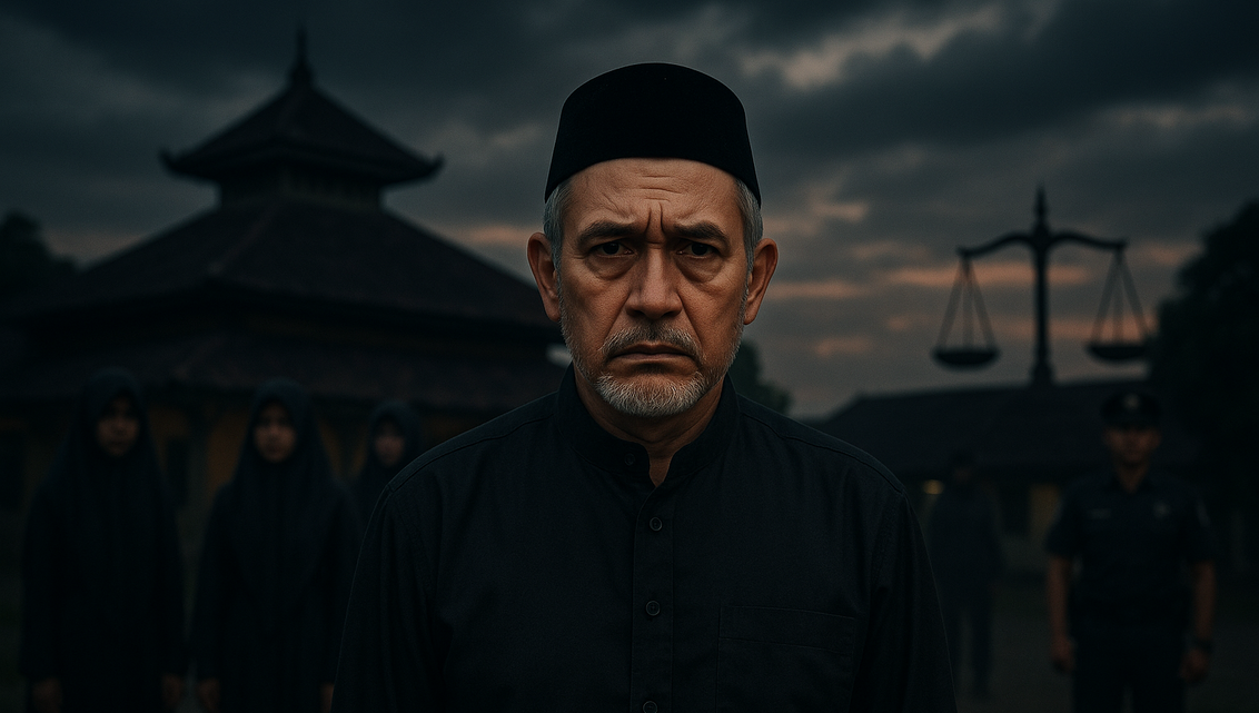 alt_text: Konten kekerasan seksual di pesantren, sorotan pada perhatian dan tanggung jawab moral.