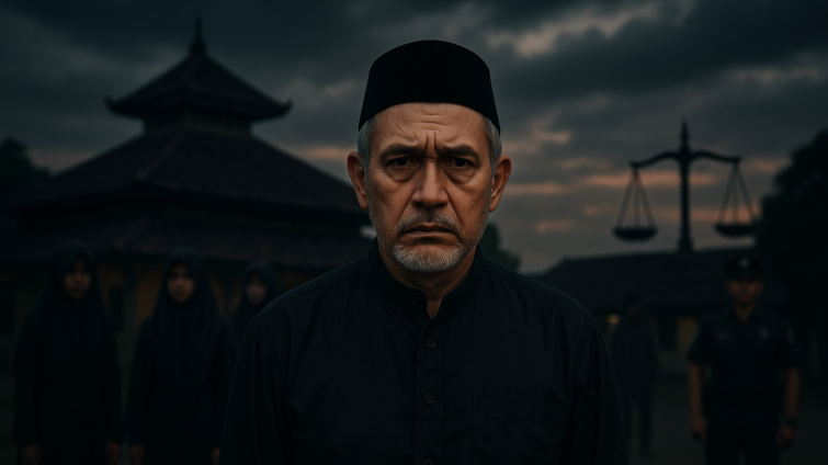 alt_text: Konten kekerasan seksual di pesantren, sorotan pada perhatian dan tanggung jawab moral.