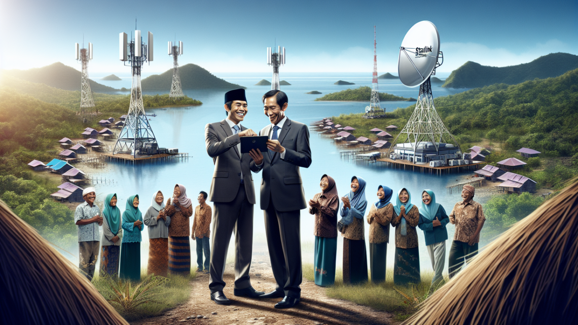 alt_text: Prabowo mengunjungi Miangas, hadirkan internet Starlink untuk kemajuan konektivitas daerah terpencil.