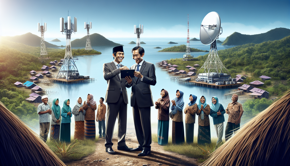 alt_text: Prabowo mengunjungi Miangas, hadirkan internet Starlink untuk kemajuan konektivitas daerah terpencil.