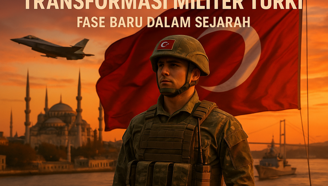 alt_text: Industri pertahanan Turki bangkit era Erdogan; inovasi militer modern dan produksi senjata.