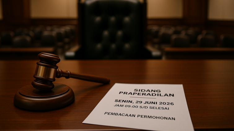alt_text: Sidang Praperadilan Roy Suryo terkait kasus dan diskusi strategi marketing politik.