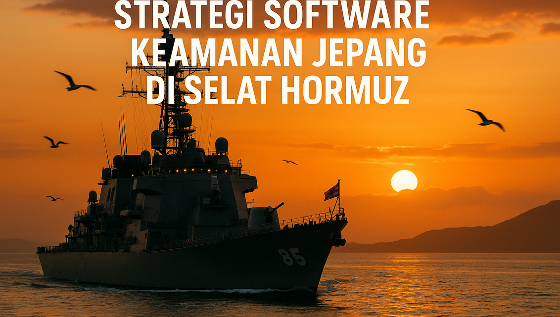 alt_text: Strategi keamanan digital Jepang tingkatkan perlindungan di Selat Hormuz.