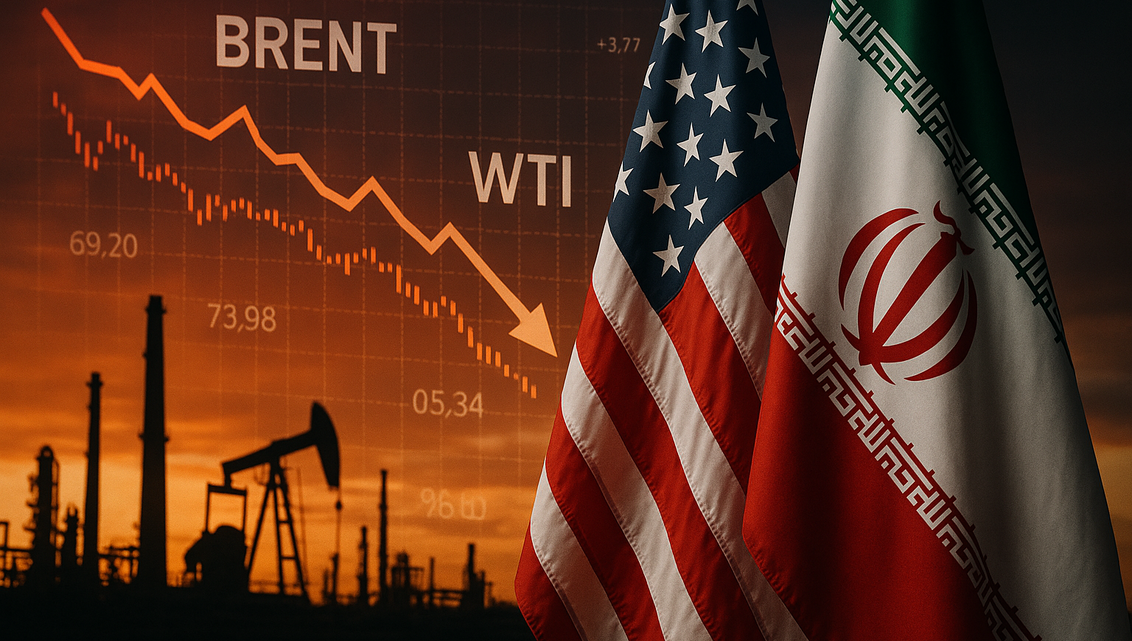 alt_text: Ketegangan AS-Iran meningkat, namun harga minyak justru mengalami penurunan.