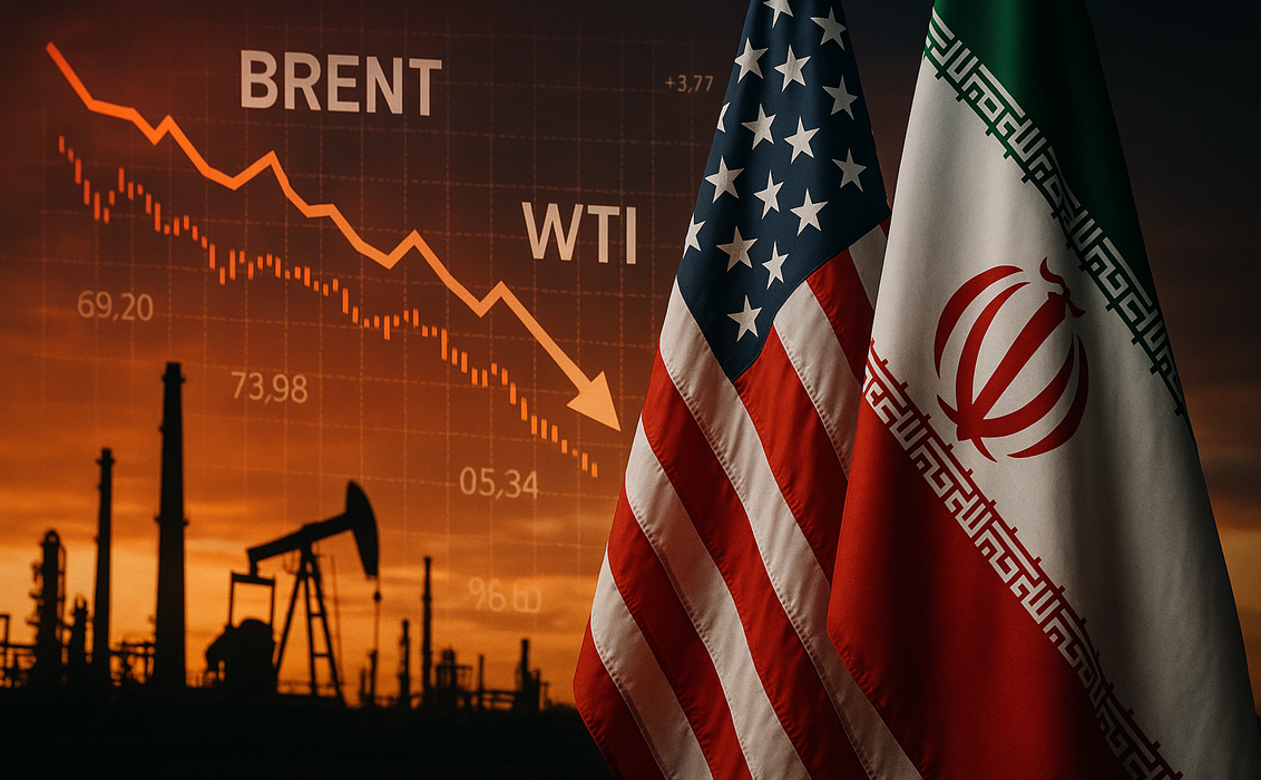 alt_text: Ketegangan AS-Iran meningkat, namun harga minyak justru mengalami penurunan.