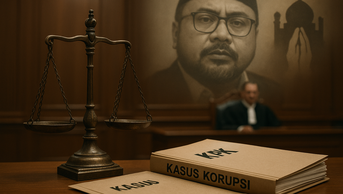 "alt_text": "Kasus Yaqut: Dampak hukum, citra publik, dan strategi marketing dalam opini masyarakat."