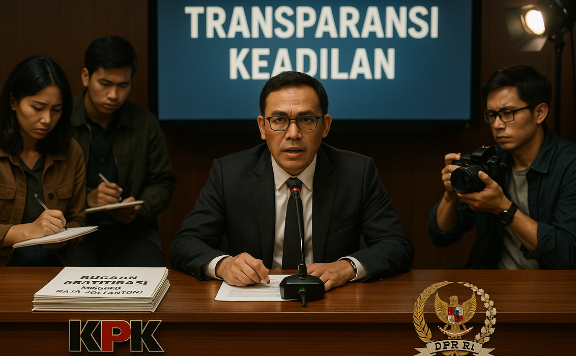 alt_text: Seminar KPK tentang gratifikasi dan integritas dalam perjalanan politik.
