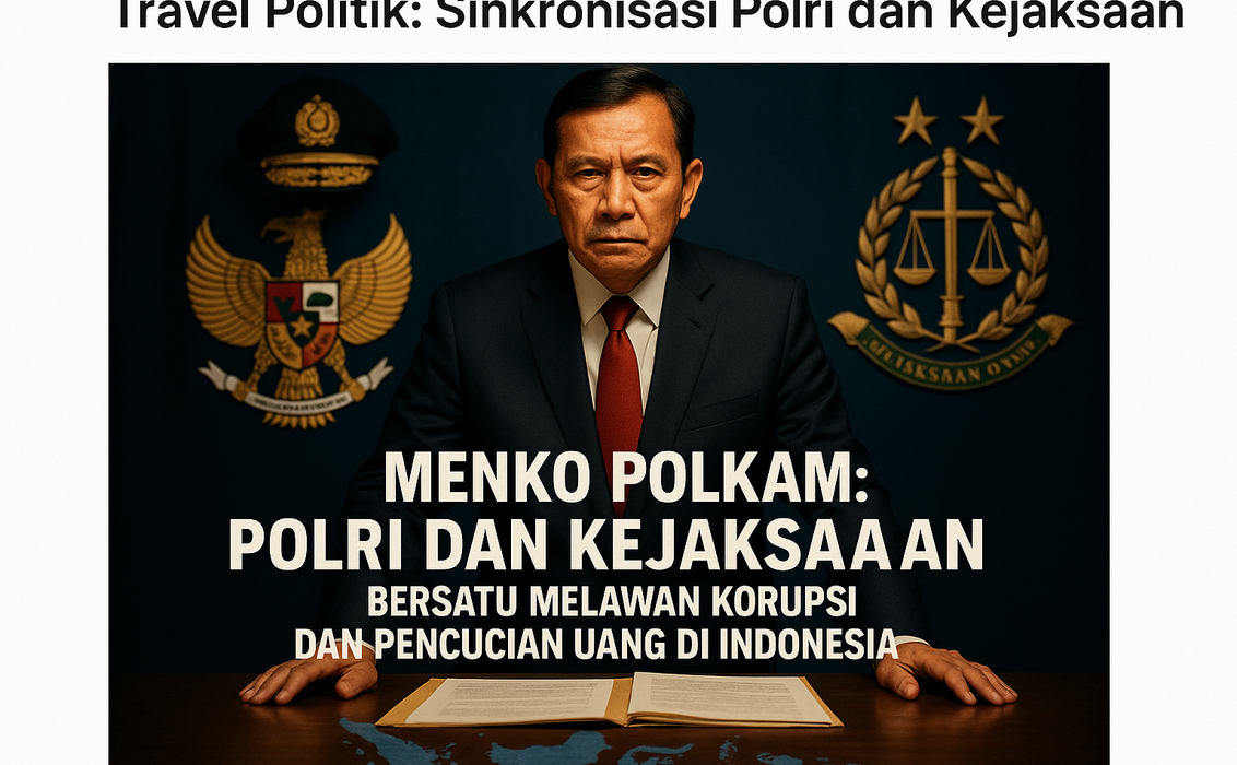 alt_text: Sinkronisasi Polri dan Kejaksaan, fokus pada kolaborasi dalam perjalanan politik.